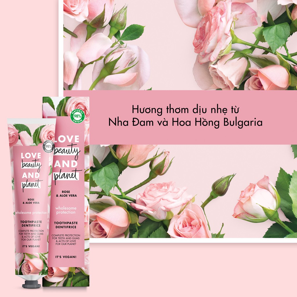 [HB GIFT] Kem đánh răng Love Beauty And Planet bảo vệ toàn diện 75ml