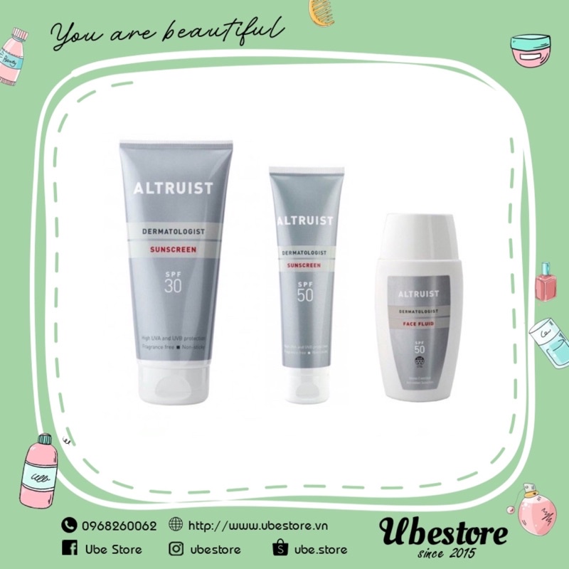 KEM CHỐNG NẮNG ALTRUIST DERMATOLOGIST SUNSCREEN | BigBuy360 - bigbuy360.vn