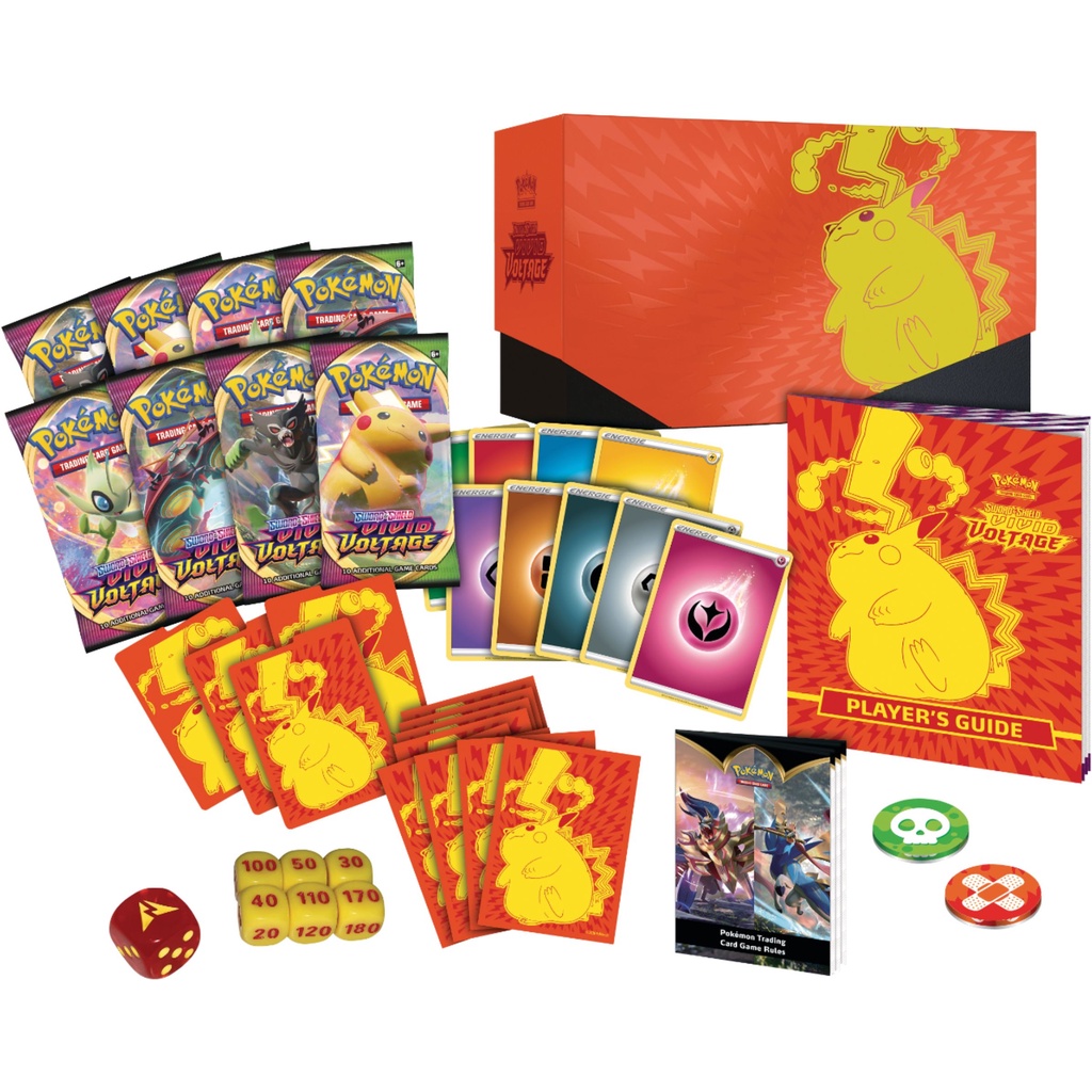 Hộp thẻ bài Pokemon TCG - Sword & Shield Vivid Voltage Elite Trainer Box
