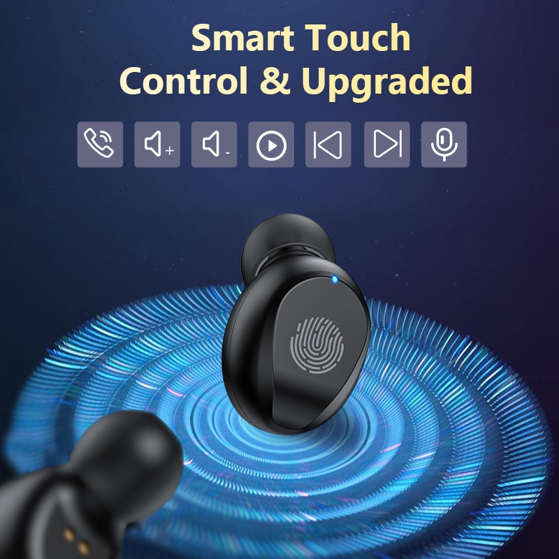 Tai nghe TWS Tai nghe không dây Bluetooth với Micrô thể thao điều khiển cảm ứng