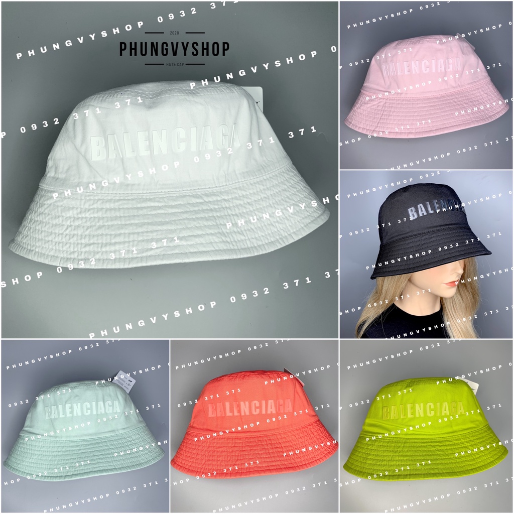 Mũ CỤP bucket cực hot unisex nam nữ- CUP LOGO NHUA BALEN - nón sụp tai bèo vành