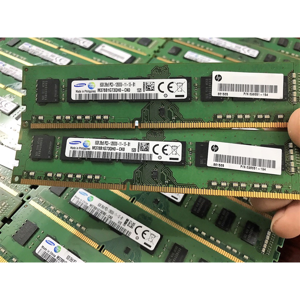Ram Hynix Samsung Kingston DDR3 8GB 1600MHz PC3L-12800U 1.35V Dùng Cho Máy Tính Để Bàn PC Desktop