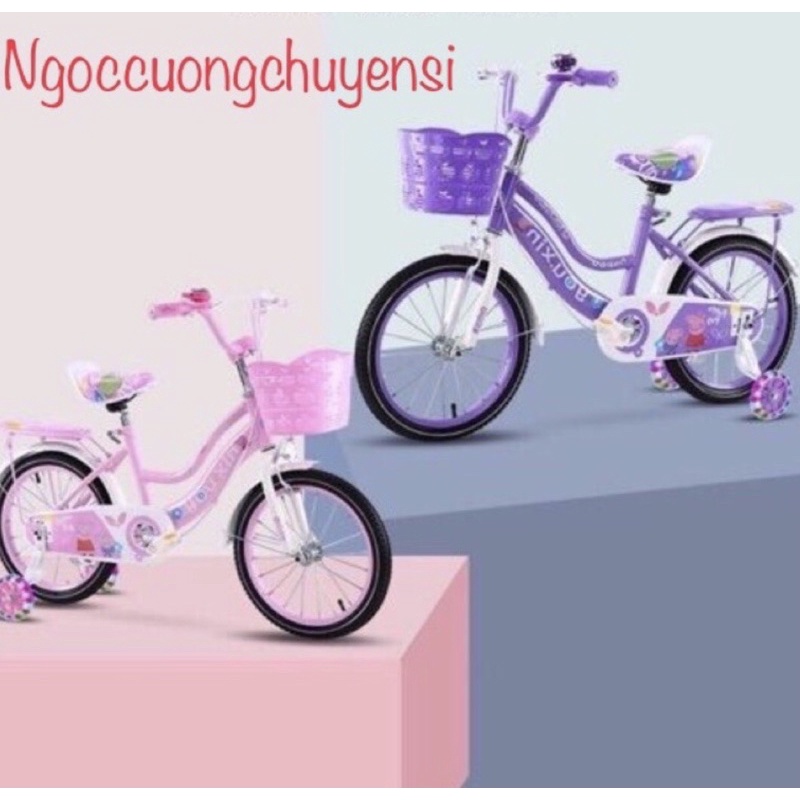 💯 XE ĐẠP 16 VỚI 18 INCH NGỘ NGHĨNH CHO BÉ GÁI