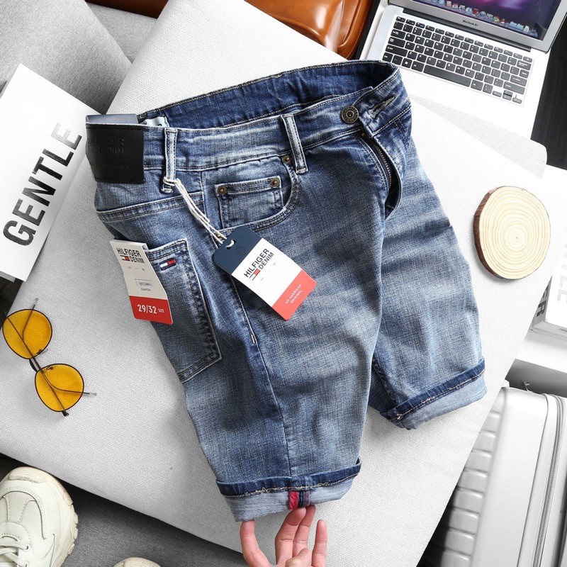 Quần short nam cao cấp jean co giãn nhiều màu