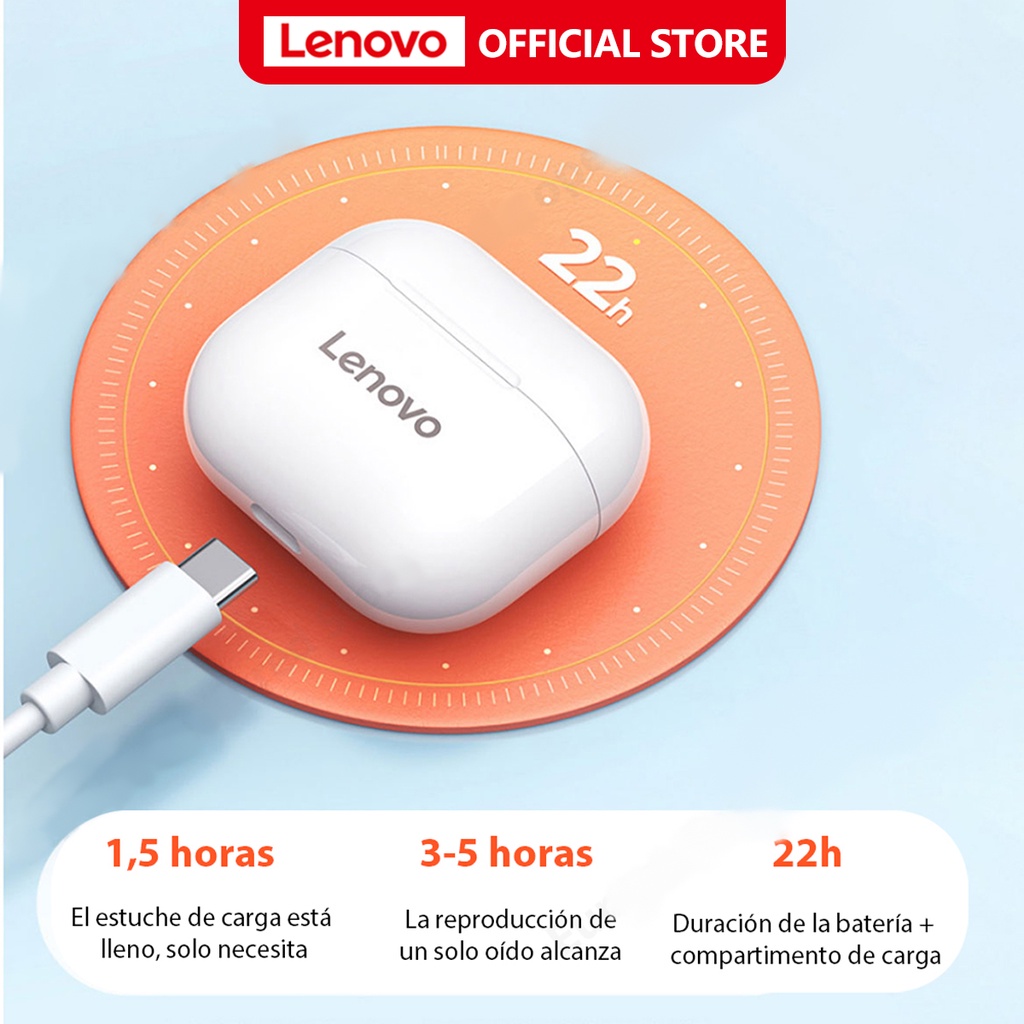 Tai nghe bluetooth Lenovo LP40 không dây Bluetooth 5.0 tws IPX5 chống ồn TWS