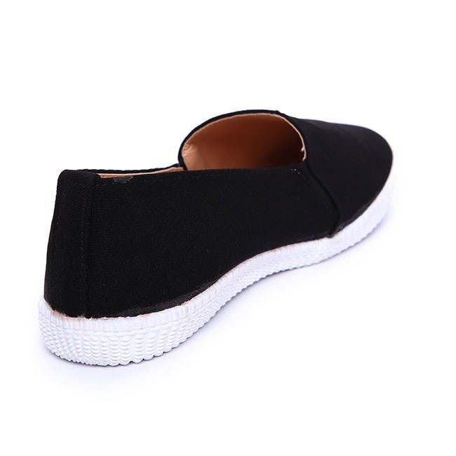 Giày Slip On Nữ Khải Nam Màu Đen