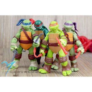 Set 4 Mô Hình Ninja Rùa 12cm