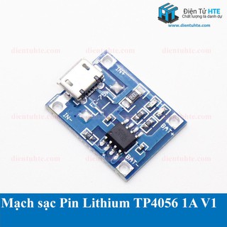 Mạch sạc Pin Lithium TP4056 1A V1