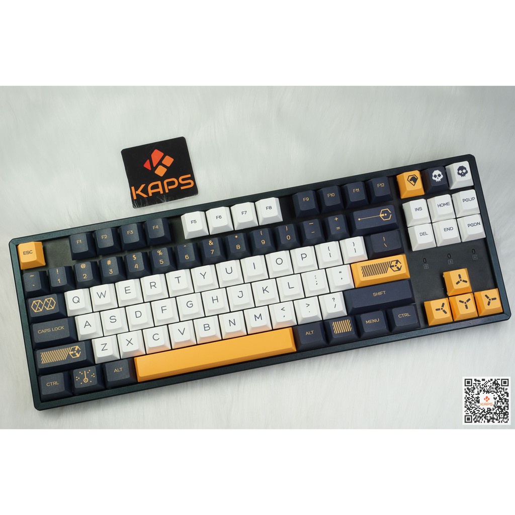 [ Hàng Hot ] Keycap VIRTUAL WAR - CHERRY - Thick PBT - Dyesub - 141 nút cho bàn phím cơ (Filco, Leopold, IKBC, Edra, key