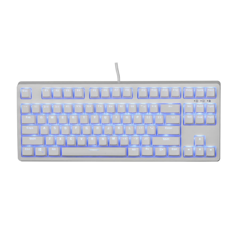 Bàn phím cơ E-Dra EK387 Black/White/Pink Huano switch - Chính hãng bảo hành 24 tháng