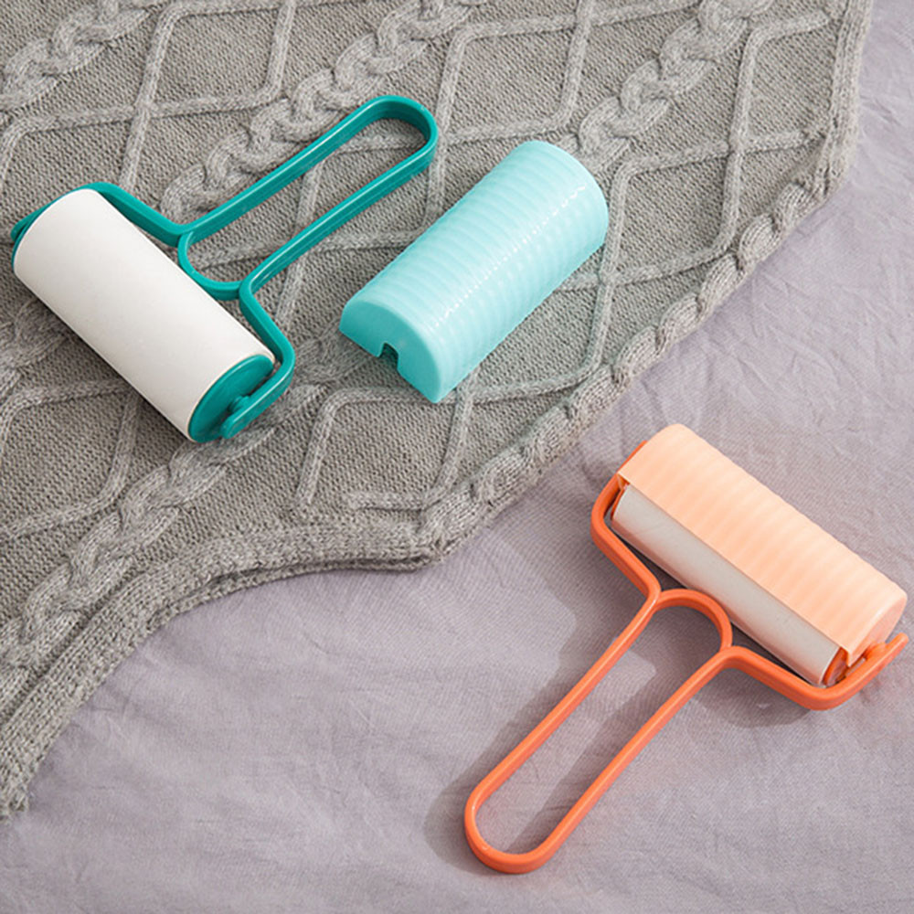 【sweet】home portable Replaceable Pet Dog Hair Remover Roller with Cover for Sofa bedroom