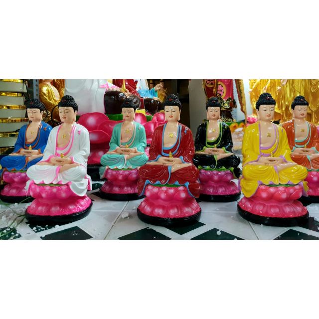 Bộ 7 Dược Sư màu cao 30cm