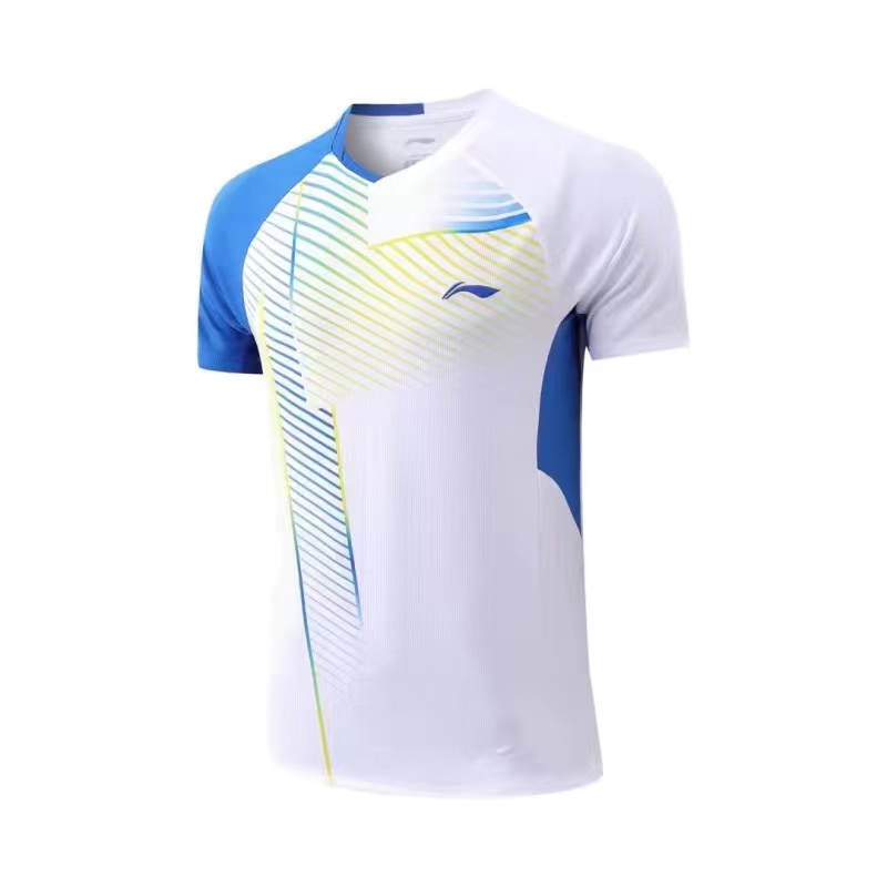 Li Ning 'S Áo Thun Tay Ngắn Tập Cầu Lông / tennis Nhanh Khô Cho Nam Và Nữ