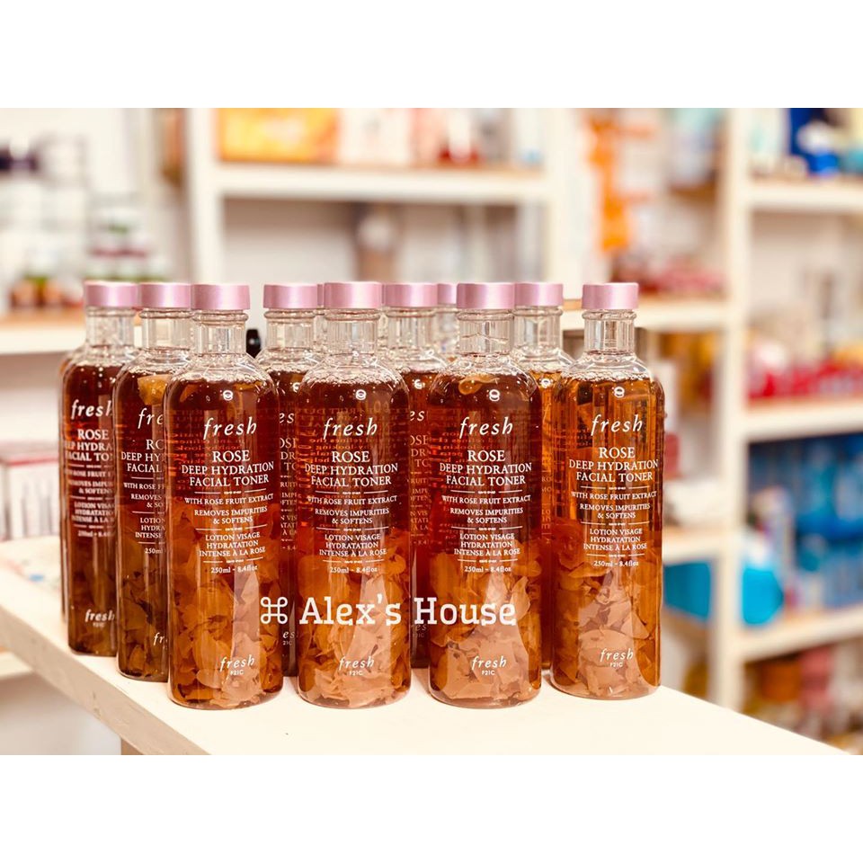 Nước hoa hồng Fresh Rose Deep Hydration Facial Toner 250ML | BigBuy360 - bigbuy360.vn