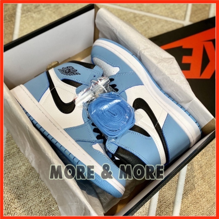 Giày Sneaker Cổ cao JD 1 University Blue x OG chất lượng nguyên bản MS2252