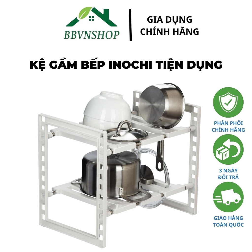 Kệ gầm bếp - Kệ để đồ nhà bếp Tokyo Inochi đựng nồi, chảo đa năng, tiện dụng