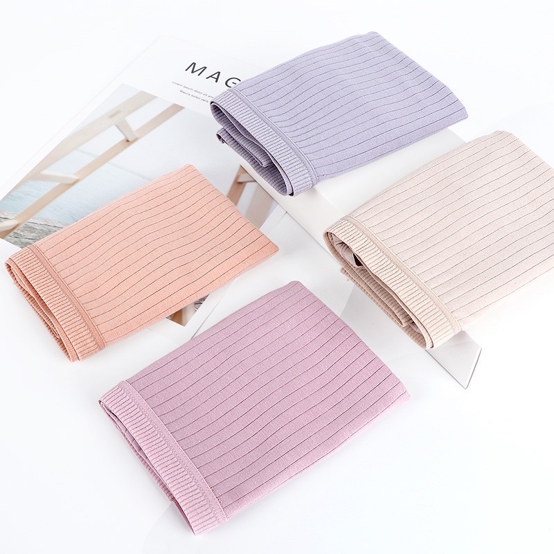 Quần Lót Bigsize Cạp Cao Thun Sọc 60-120KG