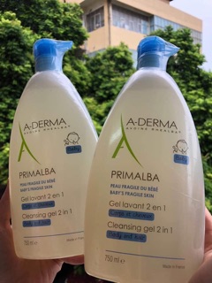 [ BILL PHÁP ] Sữa tắm Aderma cho bé 750ml & 500ml - Hàng Pháp