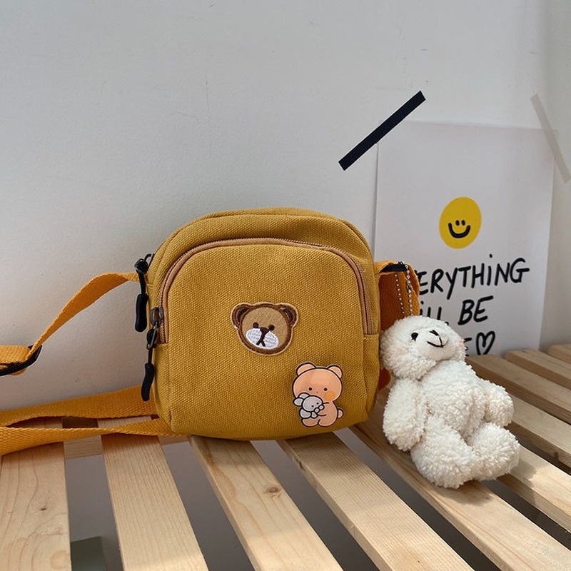 Túi Đeo Chéo Hình Gấu Dễ Thương Xinh Xắn Cao Cấp