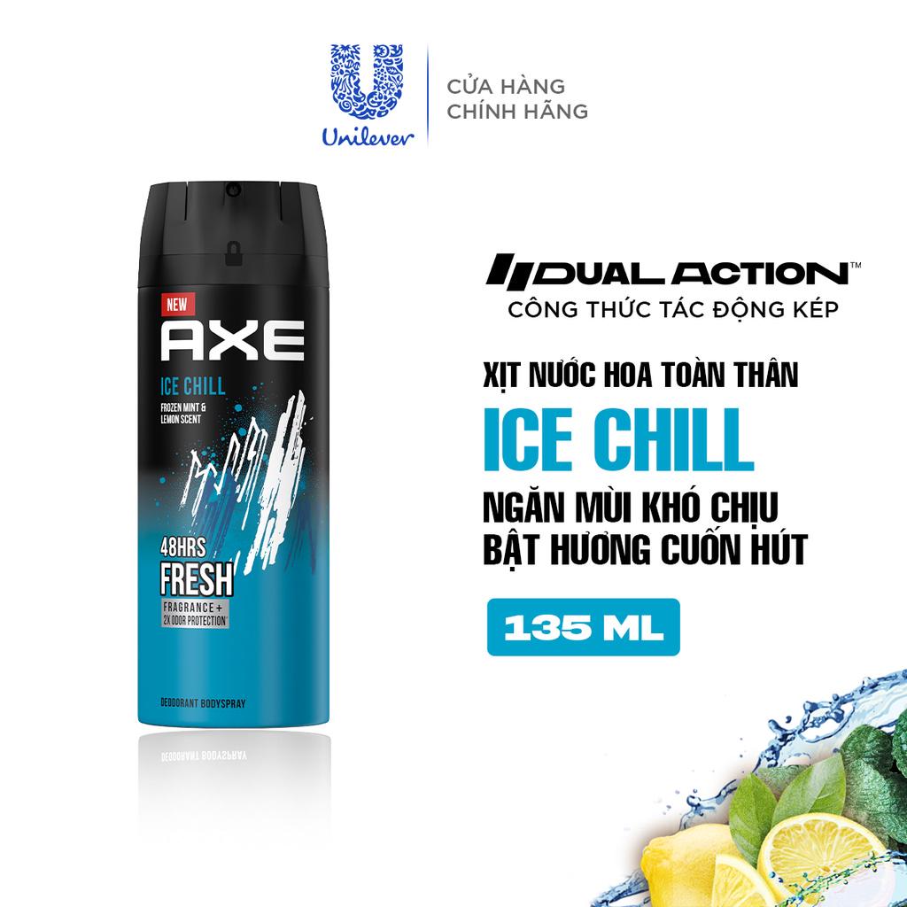 Xịt nước hoa toàn thân dành cho nam AXE Ice Chill (135ml)