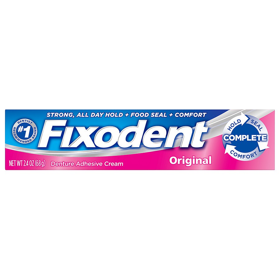 Keo Dán Hàm Răng Giả Fixodent 68g, dán hàm giả Fixodent