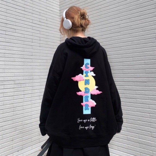 [Local brand] Áo Hoodie Nam Nữ Clouds ❤️CINDER CLUB❤️- Áo khoác unisex form rộng 4 màu cực đẹp phong cách streetwear