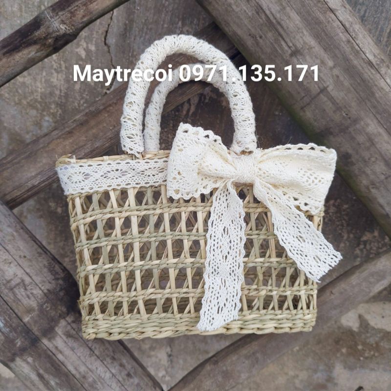 Túi cói mini cho bé