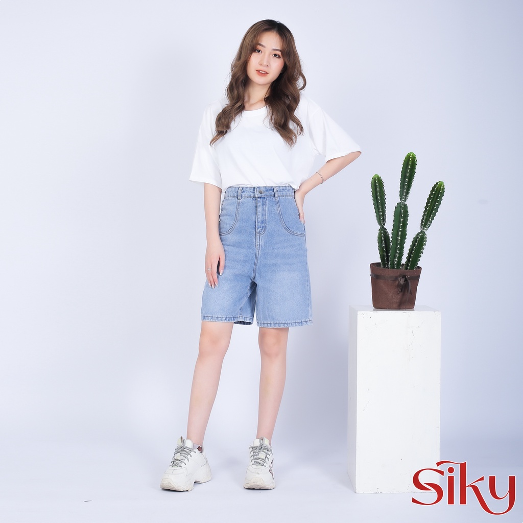 Quần Short jean nữ SIKY chất bò trơn mềm xinh xắn - SIKY 001