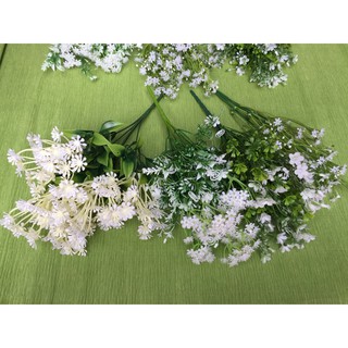 Bộ 7 nhánh hoa giả - lá hoa giả