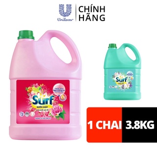 Nước Giặt Surf Trắng Sạch Ngát Hương Chai 3.6 Kg - 3.8 Kg
