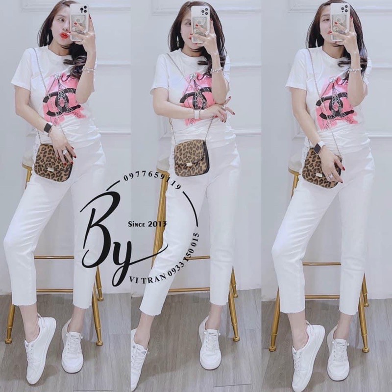 Áo thun cotton giấy , Áo thun nữ cotton form rộng | BigBuy360 - bigbuy360.vn