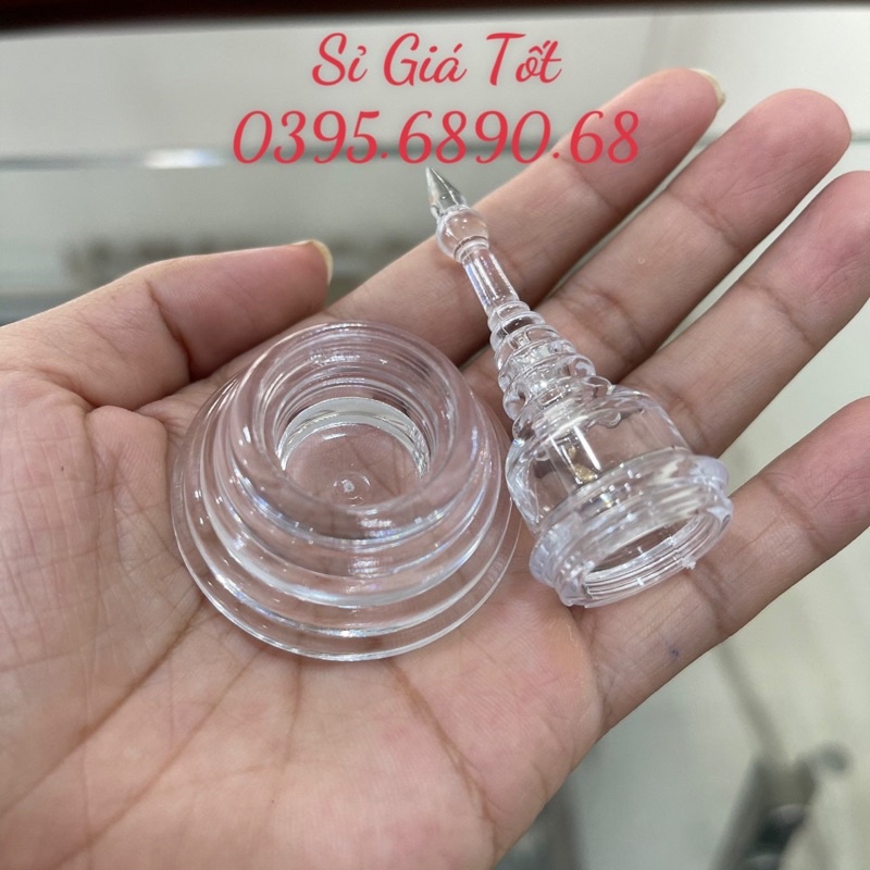 Tháp Xá Lợi Nhựa Thủy Tinh Cao Cấp