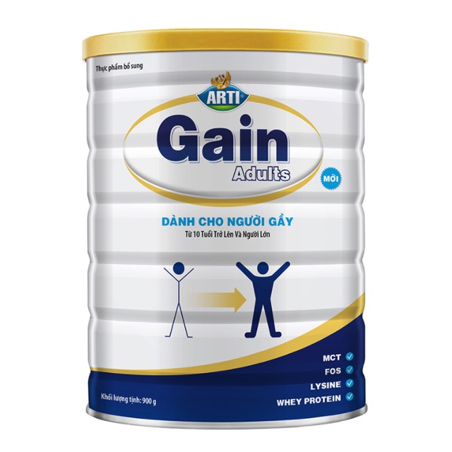 [HSD T05-2025] Sữa tăng cân dành cho người gầy ARTI GAIN ADULT lon 900g