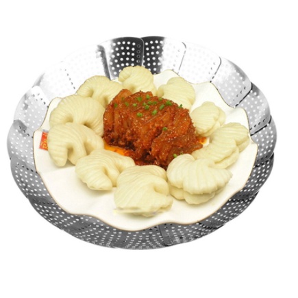 Khay / Xửng / Vỉ HẤP INOX Hấp Bánh, Bánh Bao, Đồ Ăn (đường kính 23cm)