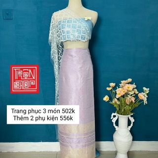 Set Trang phục Thái Lan 3 món hàng sẵn