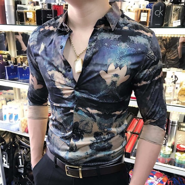 Sơ mi họa tiết