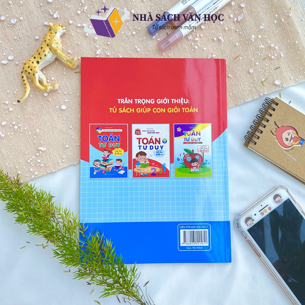 Sách - Combo Toán Tư Duy Và Thẻ Cho Bé Từ 3-4 Tuổi