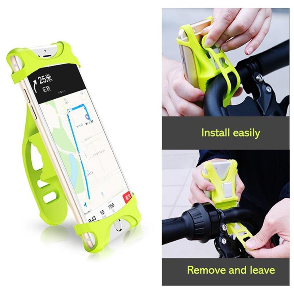 Bộ đế giữ điện thoại silicone Baseus Miracle Bicycle Vehicle Mounts