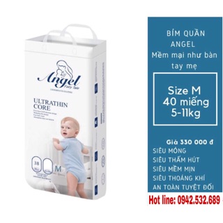 [ HẢI PHÒNG ] [ RẺ VÔ ĐỊCH ] Tã Bỉm Angel đủ size / Bỉm quần Angel/ tã dán/ size S66, M60, L56, XL52/ size M, L, XL, XXL