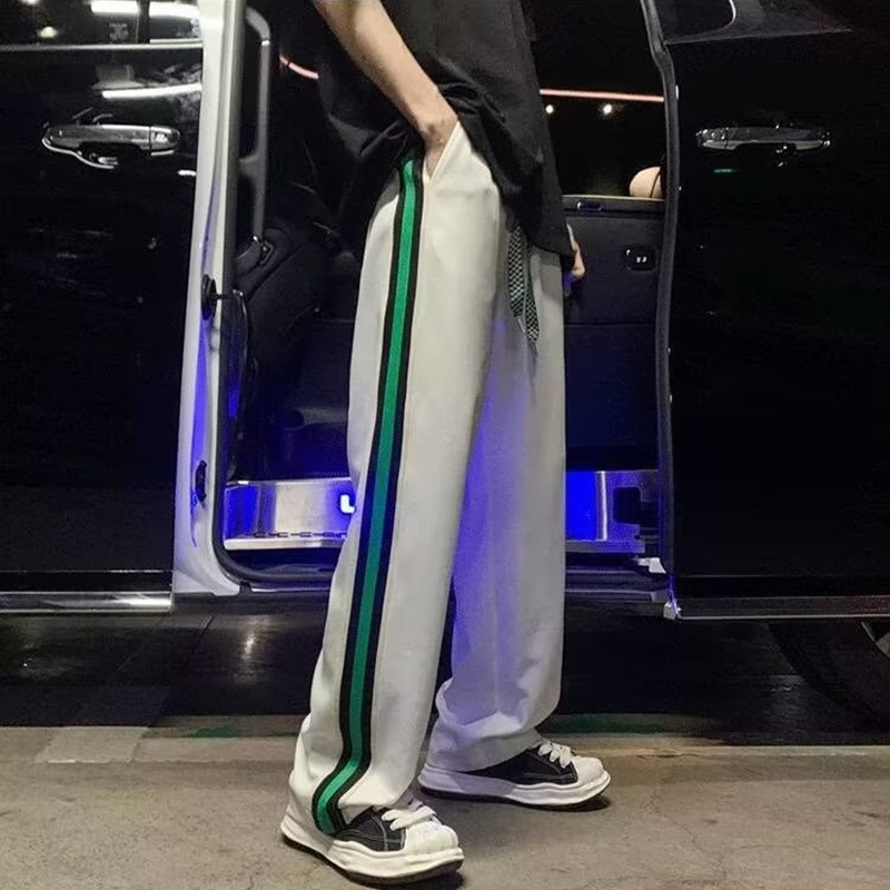 Quần Dài Dây Rút Kẻ Sọc Thời Trang Mới 2022 Dành Cho Nam Sinh