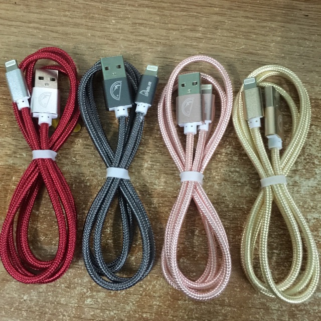 Cáp sạc iPhone 5-6-7 siêu bền BH 12 tháng