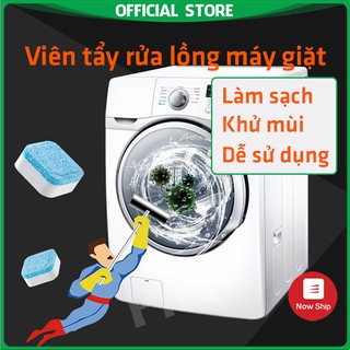 Viên tẩy lồng máy giặt cửa ngang cửa trên công nghệ Hàn Quốc Nhật Bản