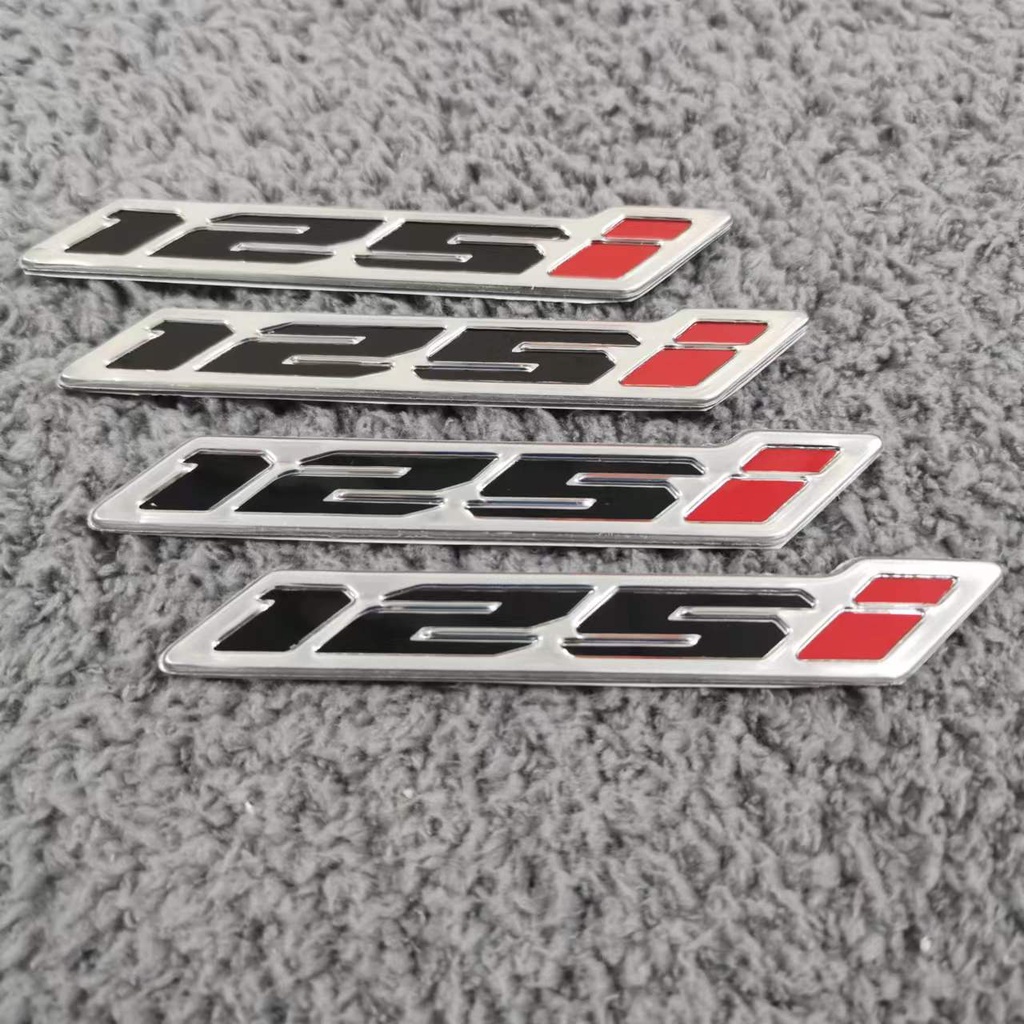 1 Cặp Chữ 3D Tem Chữ nổi Click 125i 150i Logo xe máy Emblem
