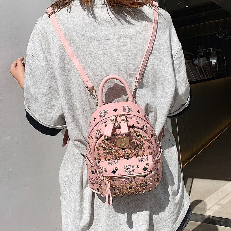 Balo mini đính đinh tán phong cách Hàn Quốc thời trang cá tính cho nữ
