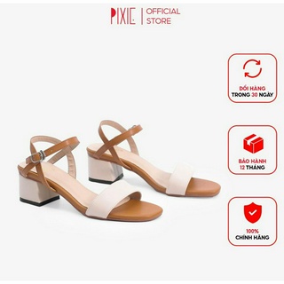 Giày Sandal Cao Gót 3cm Pixie X476