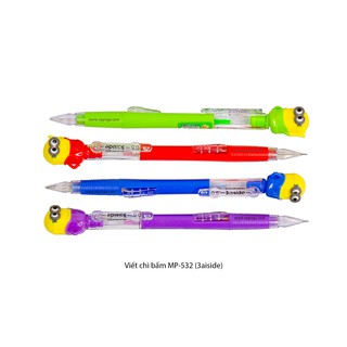 [MUA SỈ GIẢM 10%] Bút chì bấm, viết chì ngòi MP-532 (3aiside) (1 cây)