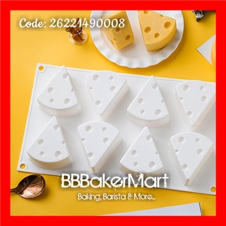 Khuôn silicone vỉ 8 Miếng phô mai Tom & Jerry TRẮNG - 1 cái