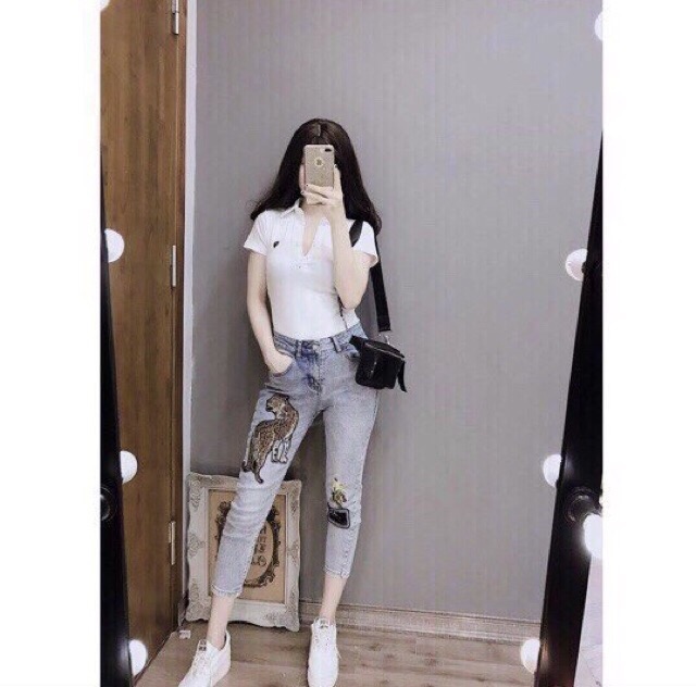 Áo thun cổ bẻ tay cộc, Áo phông trơn tag ngực ngắn tay vải cotton co giãn CS1712 - NhiNhi Shop | BigBuy360 - bigbuy360.vn