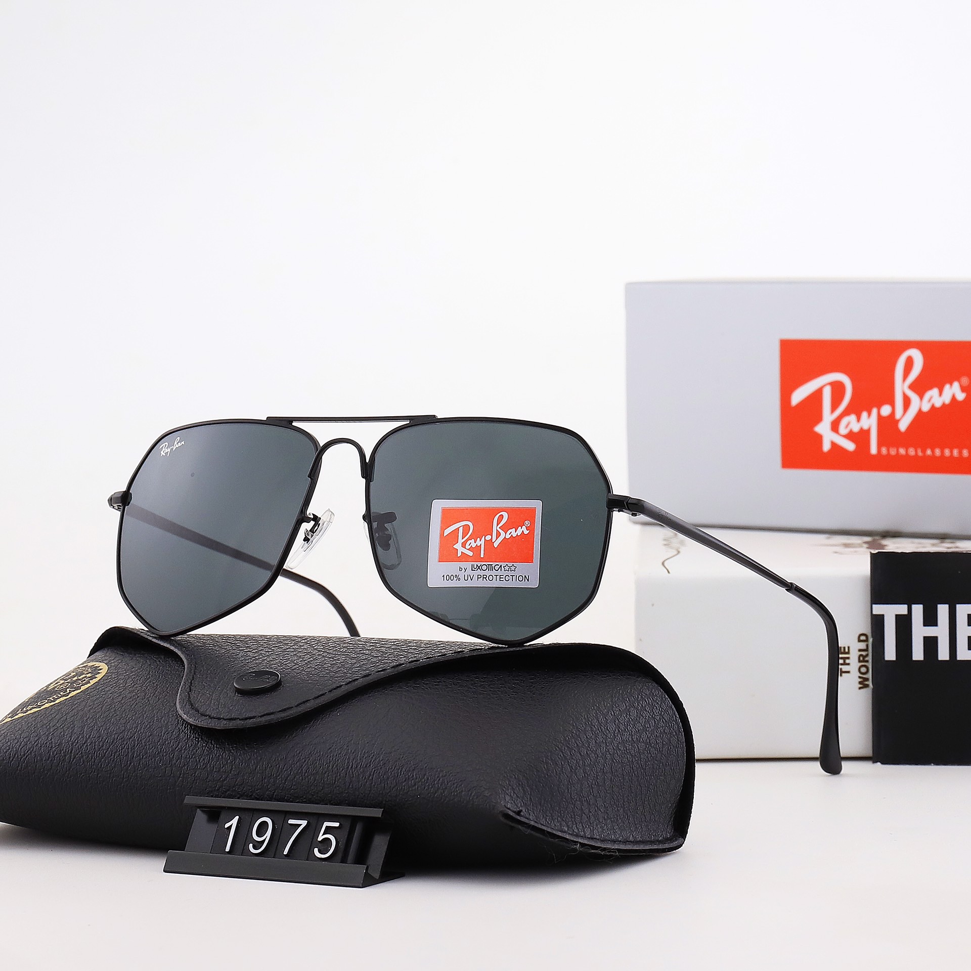 Wayfarer Ray-Ban_ chính hãng Kính râm 2021 Thời trang Hàn Quốc mới Kính râm nam nữ một mảnh Cặp đôi hợp thời trang Du lịch ngoài trời Kính râm lái xes