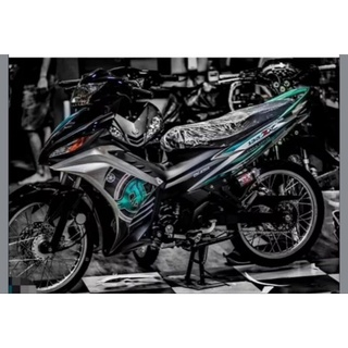 Tem rời exciter 135 bạc đen lc